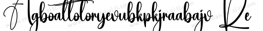Agboattoloryevubkpkjraabajv Regular字体转换